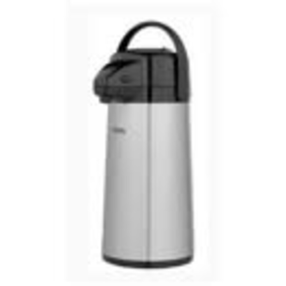 Thermos 2 Quart Glass Vacuum Insulated Pump Pot - Gray Metallic PP1920W2 NIB